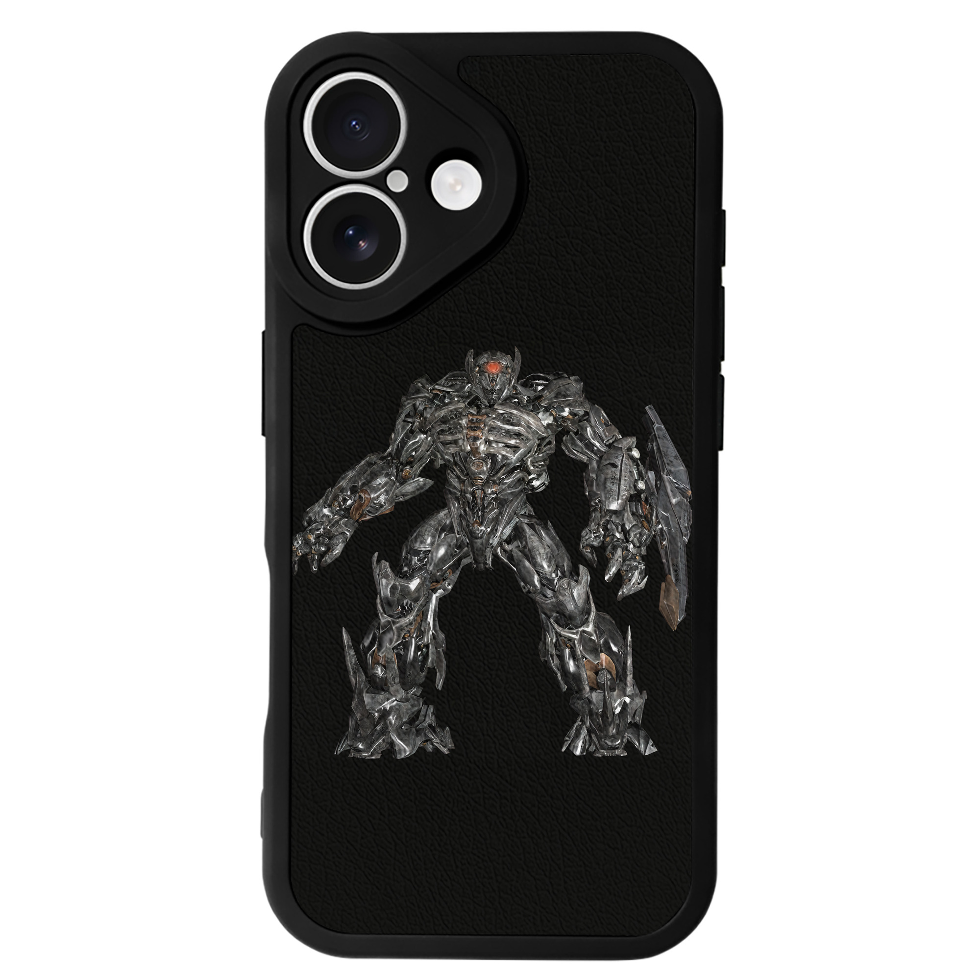 （画像用） Transformers トランスフォーマー 【iPhone 16シリーズ対応】シリコンスマホケース（レザー調） 材質：シリコン